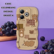 HP Infinix Smart 8 Wave Softcase - Phone Case - Infinix Smart 8 Wave - External.Acc - Bear Motif - F
