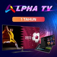 AlphaTV 1 Tahun/Lifetime Promo Android/iOS/SmartTV/Syber/ODTV/KingTV/TeleTV/WatchTV/SyokTV/SyberTV/Alpha TV/FantomTV/