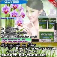 ♦Goyee Shampoo And Conditioner Package With Goyee Eyelashes Hair Grower  With Free Glutamansi Soap