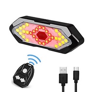 Đèn hậu xi nhan không dây pin sạc USB,Đèn hậu xe đạp xi nhan/ Đèn xi nhan xe đạp thể thao 5 chế độ s
