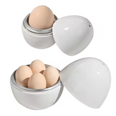 Microwave Egg Steamer Microwave Boiled Egg Maker Cooking Accessories Rapid Egg Cooker Egg Steamer Fo