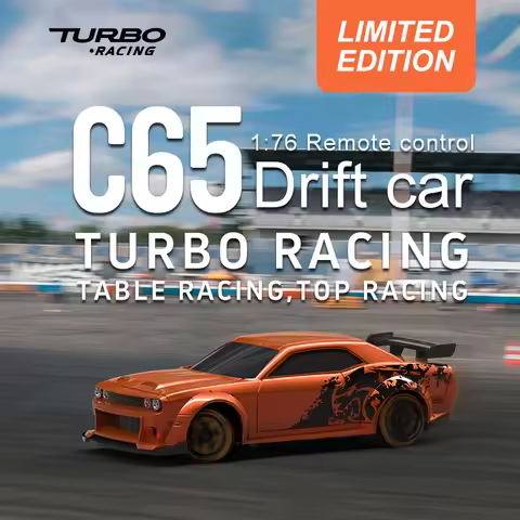 Turbo Racing 1:76 C65 Limited Edition Drift RC Car With Gyro Radio Full Proportional Remote Control 