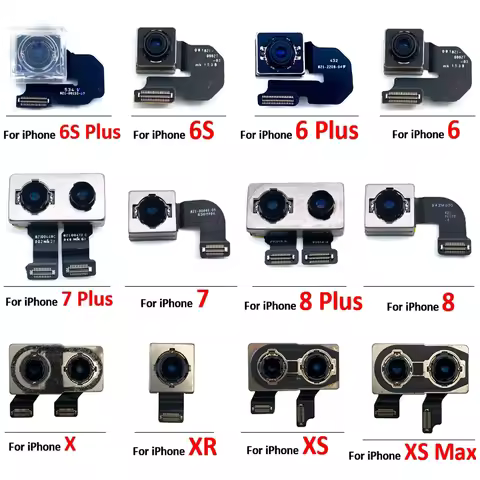 NEW Tested Camera For IPhone 6 6S 7 8 Plus X XR XS Max Rear Big Back Camera Flex Cable Main Camera M
