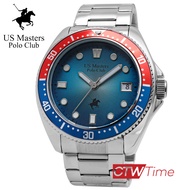 US Master Polo Club นาฬิกาข้อมือผู้ชชาย สายสแตนเลส รุ่น  USM-220809G