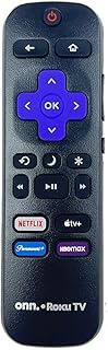 Amtone OEM Replacement Remote Control Compatible with All ONN. Roku TV Smart 4K Ultra HDTV ã€ Only Works with Onn. Roku TV, Not for Roku Stick and Roku Boxã€‘ (Netflix/Paramount/Apple TV+ / HBOMAX)