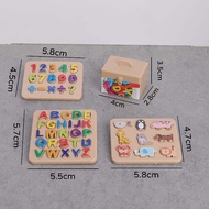 3 Set Dollhouse Miniature Mini Letter Puzzle Storage Box Model Cute Building Blocks
