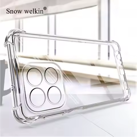 For Honor X5C Plus X6C 4G Shockproof Airbag Full Protection TPU Soft Case For Honor X9C Smart X7C X8