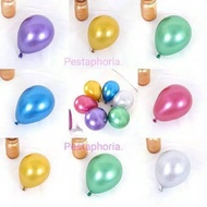 Latex Balloon Chrome Latex/ Size 5 inches