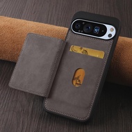 🔥New Taipei Delivery🔥Card Magnetic Protective Leather Case Google Google pixel 9A 8 9 10 pro XL Card
