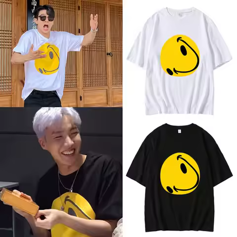 Hot Kpop Boys T-Shirt Korea T-Shirt Music Star Fan Idol Same Clothes