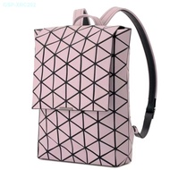 Issey Miyake Japan Miyakes New Geometric Rhombus Backpack Fashionable And Personalized Rhombus Stude