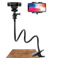 23 Inch Webcam Stand - Flexible Desk Mount Clamp Gooseneck Stand for Logitech Webcam C930E,c930,c920