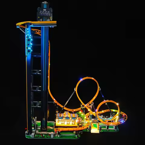 LED Lighting Set Suitable for LEGO Loop Coaster 10303 DIY Toys Gift Only Lighting Set