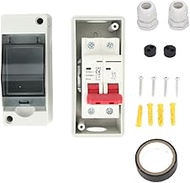 Solar DC Circuit Breaker 16-63A 500V IP65 - Photovoltaic Isolator Switch for RV Solar Panel System, 