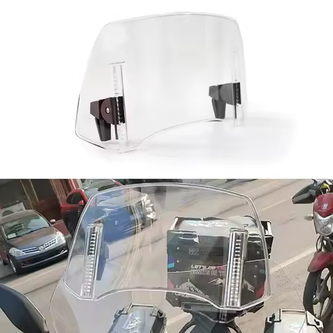 For Suzuki BURGMAN 650 400 125 200 AN650 AN400 AN125 AN200 Motorcycle Windshield Extension Spoiler W