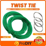 0.7MM 0.9MM 1.2MM 1.3MM 1.6MM Twist Tie Wire Bonsai Wire String Steel Wire Roll Tie Wire Garden Wire
