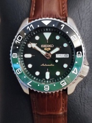 SEIKO 精工 5號 綠水鬼 SKX Day Date Mechanical Automatic Watch 5 Sports 5仔 Seiko5 42.5mm DRESSKX 三錶帯 陶瓷圈 綠圈