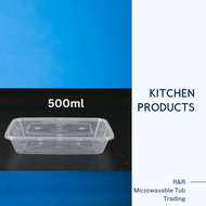 10pcs.rectangle microwable,Food containerdisposable plastic tub 500ml,650ml,750ml,1000ml