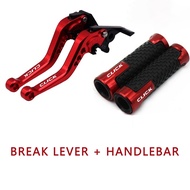 Toseek For Honda Click V1 Click 125 Motorcycle Universal Aluminum Brake Lever Clutch Lever Anti-Slip