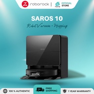 Roborock Saros 10 Robot Vacuum | Black