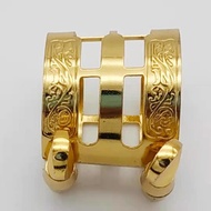 Saxophone Flute Metal Clip Alto Tenor Tenor Brass High-End Carved Clip Saxophone Accessories [ddw]