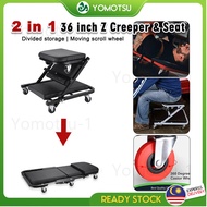 Folding Car Repair Bed Auto Maintenance Work Bench Chair Auto Workshop Bench Wheels Roller Car Creeper Seat Roller Seat