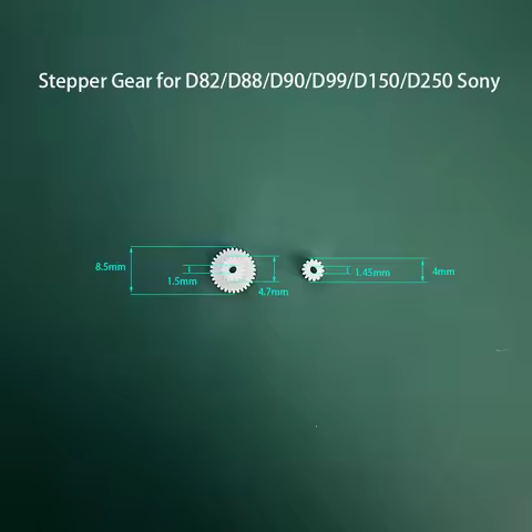 D-Z555 Laser Stepper Gear for D82/D88/D90/D99/D150/D250 For Sony Discman D- Walkman Tracking Mechani
