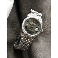 VS Watch Diary Type m126234- 0045 Green Dill Five-Bead Stainless Steel Oyster Bracelet Watch 36mm