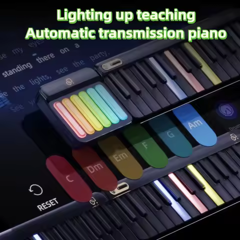 Smart Electric Piano Professional MIDI LED Piano Keyboard Portable Electronic Musical Keyboards Adul