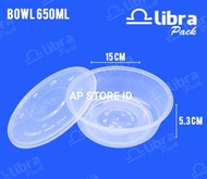 isi 25set Round container 650ml / Mangkok Bulat / Microwave 650ml