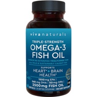 Viva Naturals OMEGA-3 Fish Oil (NEW STOCK)