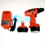 Bor Cordless Maktec MT063SK2 Makita / Bor Baterai Murah MT 063 SK Best
