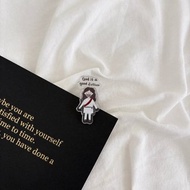 JIN CHA GOD-壓克力夾子 超可愛耶穌插畫壓克力夾子