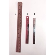 STAINLESS STEEL METAL RULER 15CM/30CM