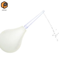 [prettyia] Durable Men Women Enema Bulb Clean Anal Silicone Douche w/ Nozzle Set 224ml