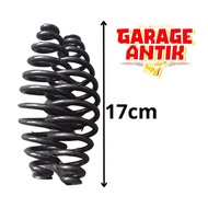 Per jok spiral spring 17cm motor custom dan inggrisan BSA ARIEL MATCHL Honda Yamaha Suzuki