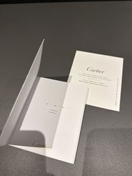 Cartier Open Warranty 卡地亞空白證書 (100% Real)