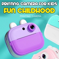 Kids Digital Camera Instant Printer Camera 48MP Rear Camera Support Timer Shooting Video Recording