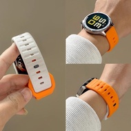 适用华为GT5表带硅胶watchgt5pro手表带运动透气gt3pro夏gt4/3/2Suitable for Huawei GT5 strap silicone Watc20250411
