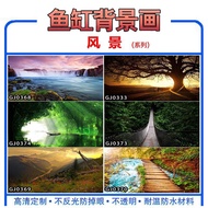 Fish Tank Background Painting Sticker tags Fish Tank Background Paper Painting HD Picture 3d Three-D