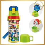"Skater Disney Toy Story Kids' Stainless Steel Water Bottle - 470ml / 430ml, Lightweight & Child-Fri