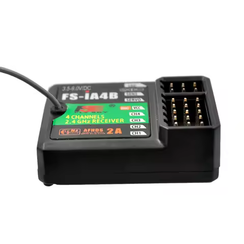 FS-iA4B RC Car Boat Receiver 2.4GHz 4CH 3.5-9.0V DC for FS-I10 FS-I6 FS-GT2F FS-GT2G FS-IT4S FS-I6S 