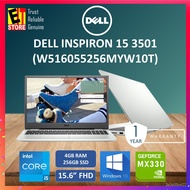 85EG DELL INSPIRON 15 3501 (I5-1135G7/4GB/256GB SSD/NVIDIA MX330 2GB/15.6" FHD/W10/1YR) LAPTOP + DEL