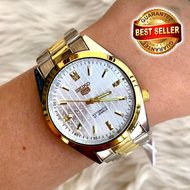 Seiko 5 21 Jewels Two-Tone Stainless Steel Watch for Men (Two-Tone)
