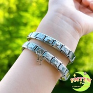 新品现货FMTTM模块手链26字母钛钢不锈钢DIY手链情侣手链FMTTM module bracelet made of 26 letter titanium steel20250710