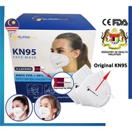 [100% ORIGINL] (50's/Box) SURGIPLUS KN95 Face Mask/ KN95 Medical Face Mask 5Ply