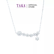 TAKA Jewellery Diamond Necklace 18K Gold Flower