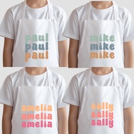 Customized Apron for kids | Kids Apron | Personalized apron | Gift for birthday | Girls Apron