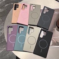Phone Case for Samsung A07 A17 A37 A57 M35 M55 M56 F55 F56 Magnetic Skin Feel Casing Ultra-thin and 