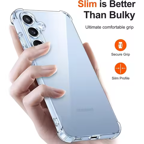 Shockproof Silicone Soft Case For Samsung Galaxy M55 M35 C55 F55 M15 F15 M54 M05 F05 M52 M42 F62 M62